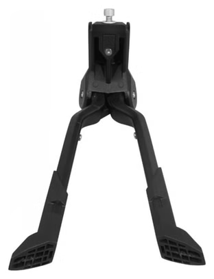 BEQUILLE VELO DOUBLE CENTRALE NEWTON VTC-29 ALU NOIR